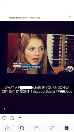 Jade Armenio speaking to ABC 7 News.